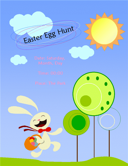 Easter Flyer Template Flyer Templates MS Office Templates