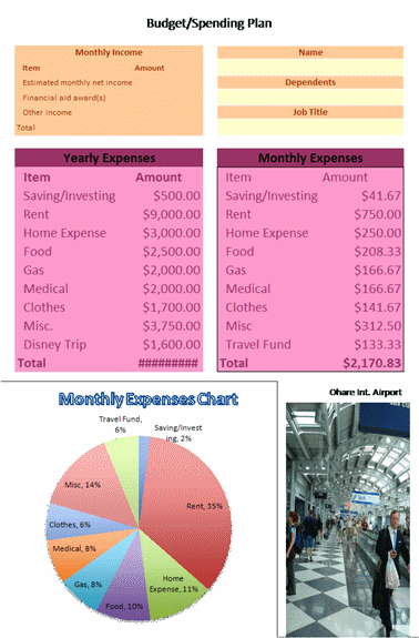 Click Easy-To-Use Business Budget Template Now to download the template.