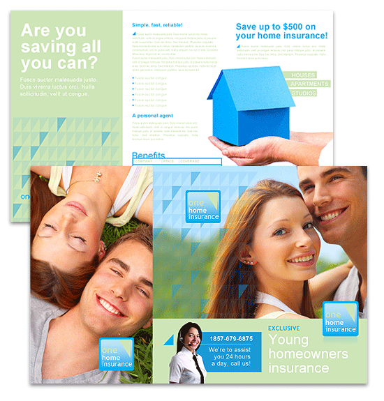 Click Family Insurance Brochure Template to download the template.