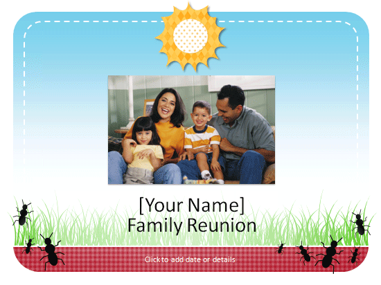 Family reunion photo album This is a preview only. Click Download Now to download the template.