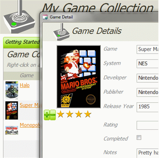 Click Game Collection Database Template Now to download the template.