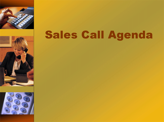 Related Templates Sales call agenda 