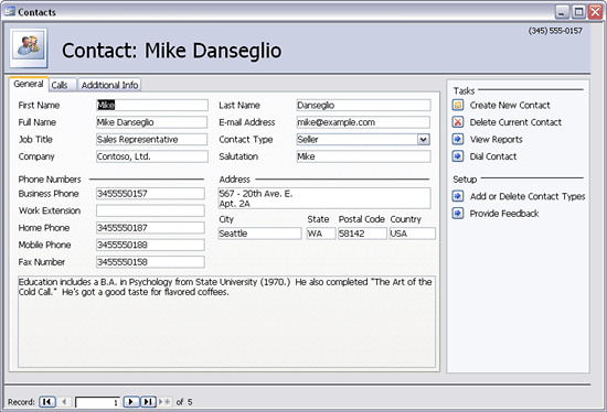 Microsoft Access Sales Database Template from www.microsofttemplates.org