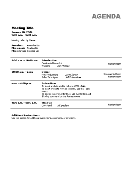 Sample Minutes Agenda Template Click Sample Minutes Agenda Template Now to download the template.