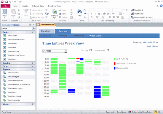 Click Time Tracking Database Template Now to download the template.