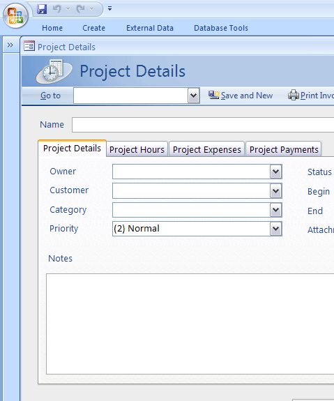 Click Time and Billing Database Template Now to download the template.