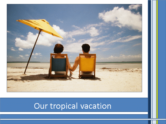 Tropical Vacation Photo Album template