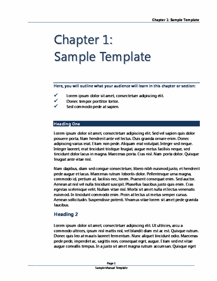 Click User Manual Template Now to download the template.