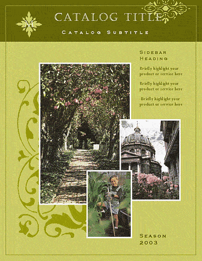 Marketing Catalog Template Click below to Download